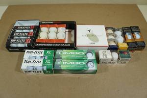 lot 192 image: Assorted Vintage Golf Balls - Top Flite, SilverScot