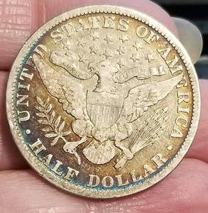 lot 10 image: 1895 US BARBER HALF DOLLAR