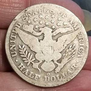 lot 11 image: 1895-O US BARBER HALF DOLLAR