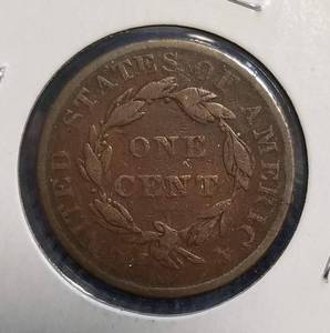 lot 03-B image: 1837 US MATRON HEAD LARGE CENT