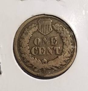 lot 11-B image: 1863 INDIAN HEAD CENT