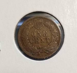 lot 28-B image: 1909 INDIAN HEAD CENT VF