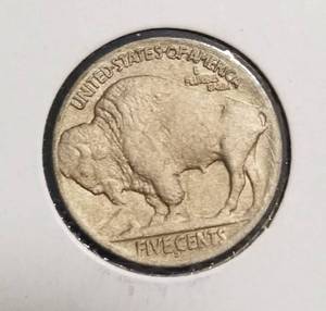 lot 37-B image: 1918-D BUFFALO NICKEL