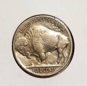 lot 38-B image: 1921 BUFFALO NICKEL VF
