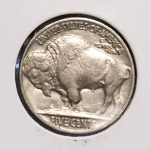 lot 44-B image: 1937 BUFFALO NICKEL AU