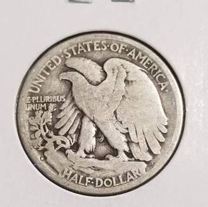 lot 50-B image: 1918-D WALKING LIBERTY HALF DOLLAR