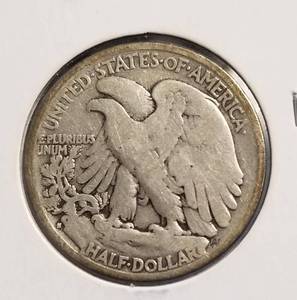lot 58-B image: 1928-S WALKING LIBERTY HALF DOLLAR