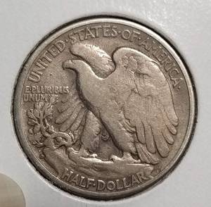 lot 64-B image: 1938-D WALKING LIBERTY HALF DOLLAR