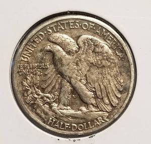 lot 68-B image: 1945-D WALKING LIBERTY HALF DOLLAR