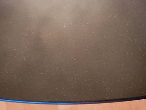 Oval Modern Solid Surface Pedestal Dining Table