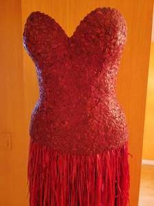 Mixed Media Sculpture  Composition in Red by Erica Spitzer Rasmussen