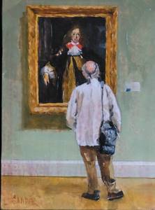 Oil on Panel  If I Were King by Curtis Gander