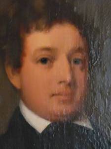 Antique Oil Painting Portrait  Dapper Gentleman