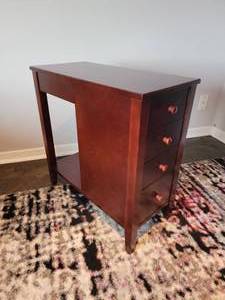 Narrow Bedroom Side Table