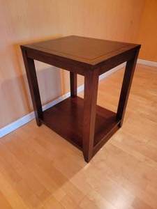 Contemporary Mahogany Hooker Side Table