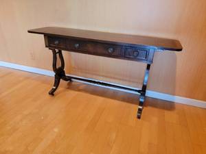 Vintage Regency Dropleaf Sofa Table