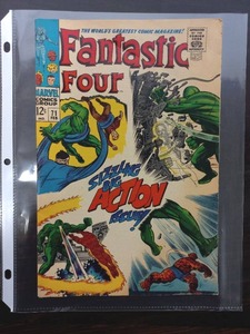 Fantastic Four Comic #71 Sizzling Big Action Issue