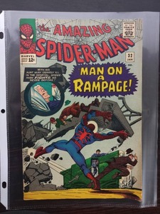 The Amazing Spiderman Comic #32 Man on A Rampage