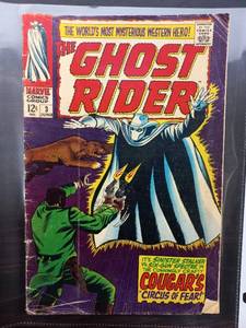 The Ghost Rider Comic #3 Cougars Circus of Fear