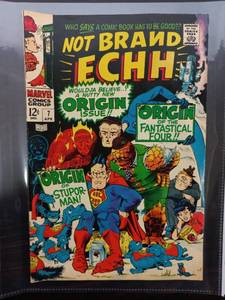 Not Brand ECCH Comic #7 The Origin of The Fantastical Four The Origin of Stupor-Man