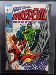 Daredevil Comic #58 The Stunt-Master Spins Out