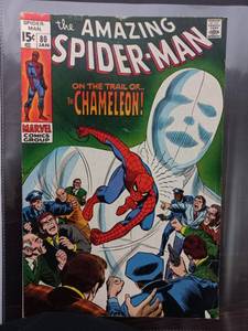The Amazing Spiderman Comic #80 On The Trail Of The Chameleon