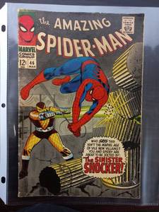 The Amazing Spiderman Comic #46 The Sinister Shocker