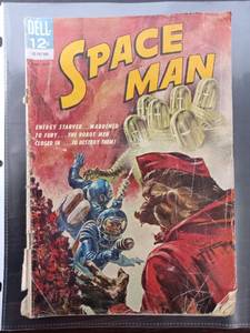 Space Man Dell Comic Mar. - May 12-757-305