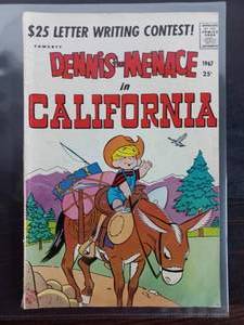 Dennis The Menace Comic - 1967 - In California
