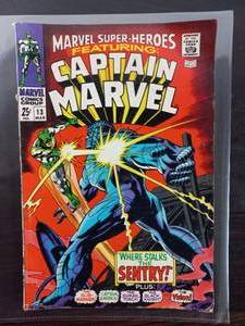 Captain Marvel Comic Issue #13 Mar. - Where Stalks The Sentry