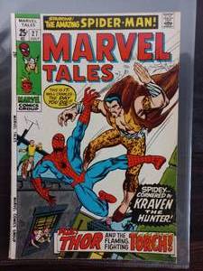 Marvel Tales Comic Issue #27 July - Spidey Cornered By Kraven The Hunter