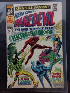 Daredevil Comic Issue #1 Sept. - Electro And His Emissaries Of Evil