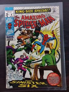 The Amazing Spider-Man King-Size Special Comic Issue #6 Nov. - The Sinister Six