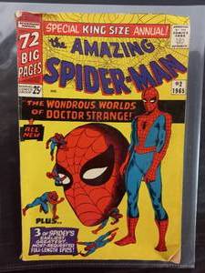 The Amazing Spider-Man Special King-Size Annual Comic Issue #2 1965 - The Wondrous Worlds Of Doctor Strange