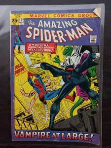 The Amazing Spider-Man 25c. Comic Issue #102 Nov. - Vampire At Large