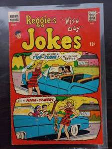 Archie Series Comic Aug. Issue - Reggies Wise Guy Jokes