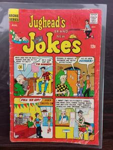 Archie Series Comic Aug. Issue - Jugheads Brand New Jokes