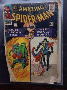 The Amazing Spider-Man Comic #37 June - Once Upon A Time There Was A Robot