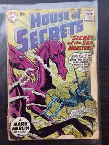 DC House Of Secrets Comic Issue - Oct. No.25 - Secret Of The Sea Monsters