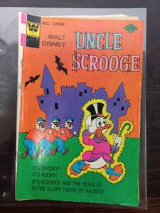 Walt Disney Uncle Scrooge Comic Book - Scrooge And The Beagles In The Scary House Of Haunts