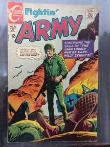 Charlton Comics Issue No. 80 July - Fightin Army