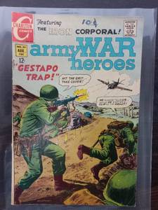 Charlton Comics Army War Heroes Issue No. 26 Aug. - Gestapo Trap