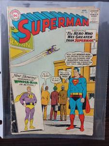 Superman Comic No. 163 Aug. - The Hero Who Was Greater Than Superman