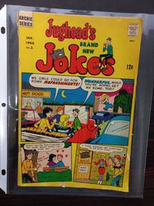 Archie Series Comic Issue Jan. 1968 No. 3 - Jugheads Brand New Jokes