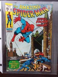 The Amazing Spider-Man Comic #95 Apr. - Spidey Fights In London
