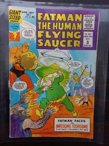 Lightning Comic Issue June 1967 No. 2 K - Fatman The Human Flying Saucer