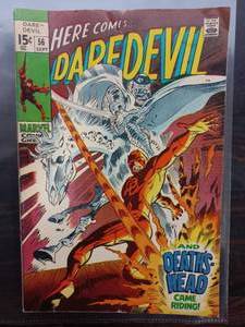 Daredevil Comic #56 Sept. - And Deaths Head Came Riding