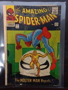 The Amazing Spider-Man Comic #35 Apr. - The Molten Man Regrets..
