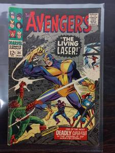 The Avengers Comic Issue #34 Nov. - The Living Laser