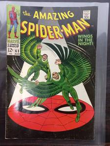 The Amazing Spider-Man Comic Issue #63 Aug. - Wings In The Night